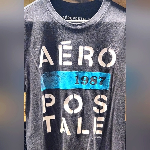 🌸 3/$25 🌸 Aeropostale Mens Short Sleeve Tshirt- Size M - Picture 2 of 3